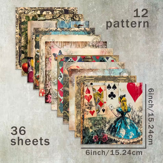 Papier vintage princesse