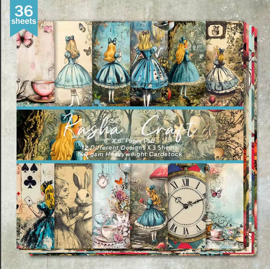 Papier vintage princesse