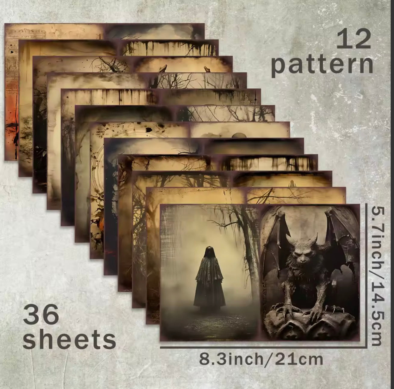 Papier style gotique