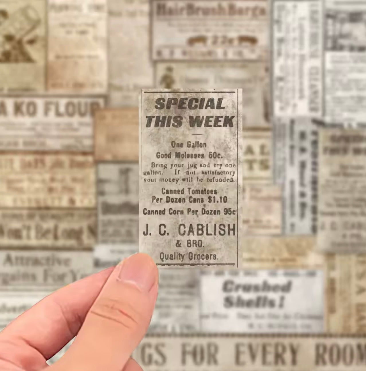 Autocollant style journal